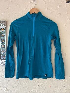 REI Kids Merino Wool Quarter Zip Base Layer 🏕️ size 14-16